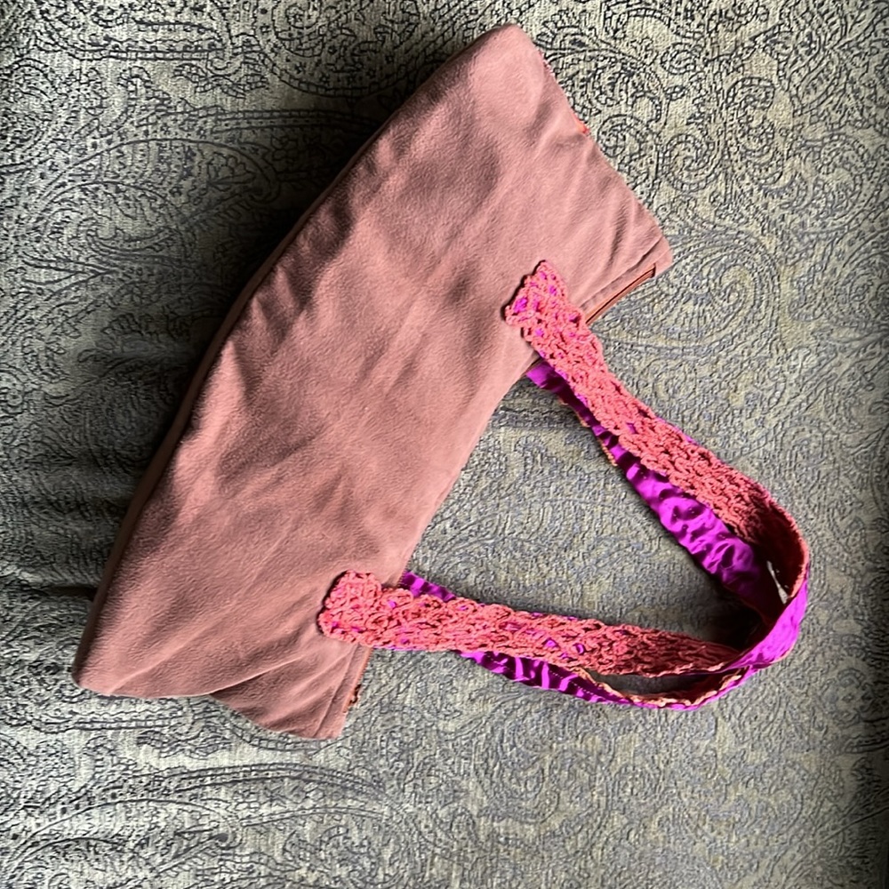 Handcrafted Multi-Textured Purse - image 6